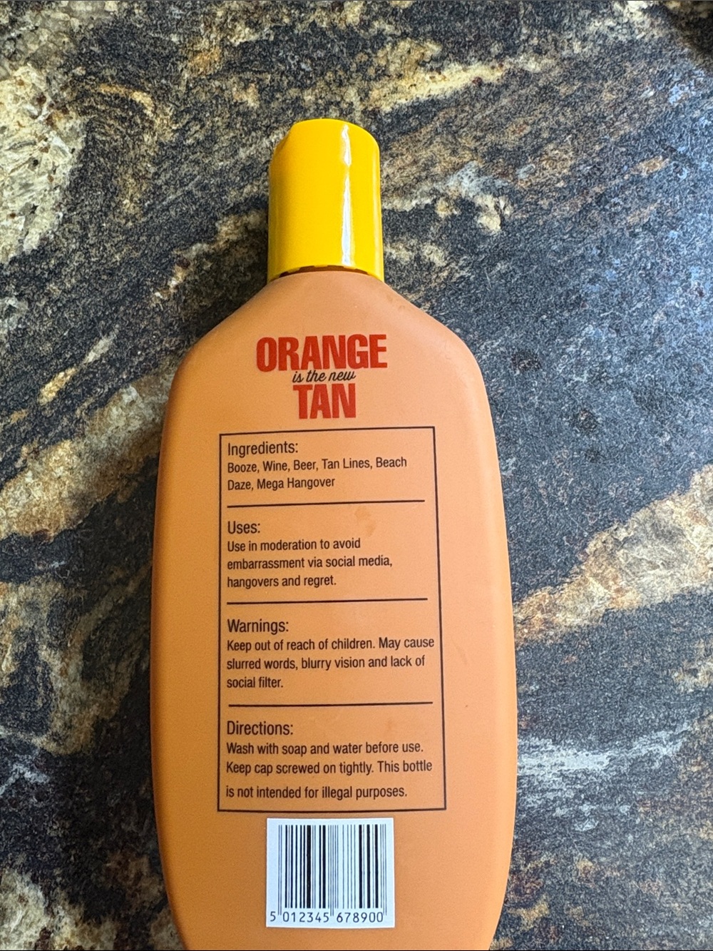 Funny gag white elephant gift sunscreen flask - Picture 2 of 3
